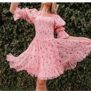 Ivy City Co Jess Strawberry Fields Dress